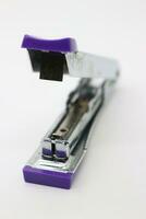 purple iron stapler photo