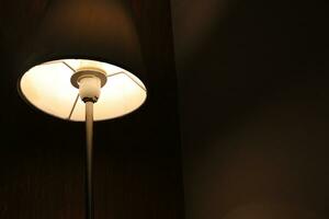Focus photo of a table lamp