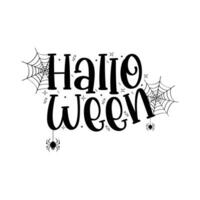 happy halloween vector typography design