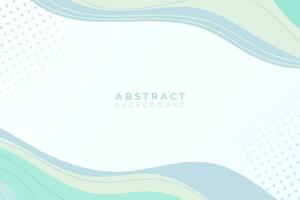 Abstract background with wavy shapes, in blue pastel color, vector format, for wallpaper, copy space, presentation background, design and banner.
