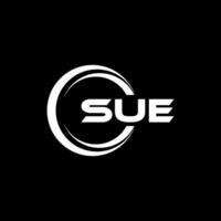 SUE Logo Design, Inspiration for a Unique Identity. Modern Elegance and Creative Design. Watermark Your Success with the Striking this Logo. vector