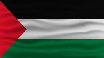 Palestine flag waving. Vector background for banner design. Vector illustration.