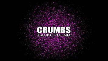 rough texture isolated on dark background. Dust expanse. Vector design element, illustration, eps 10.