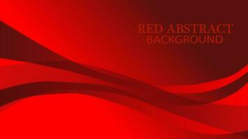 vector illustration of red background design with waves