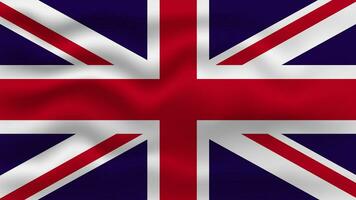 united kingdom flag waving against the background. Vector illustration