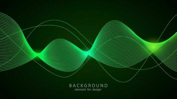 Abstract wave element for design. Vector illustration