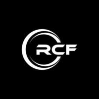 RCF logo diseño, inspiración para un único identidad. moderno elegancia y creativo diseño. filigrana tu éxito con el sorprendentes esta logo. vector