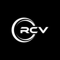 rcv logo diseño, inspiración para un único identidad. moderno elegancia y creativo diseño. filigrana tu éxito con el sorprendentes esta logo. vector