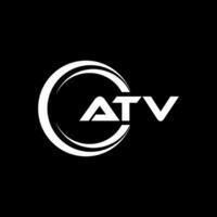 ATV Logo Design, Inspiration for a Unique Identity. Modern Elegance and Creative Design. Watermark Your Success with the Striking this Logo. vector