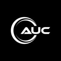 auc logo diseño, inspiración para un único identidad. moderno elegancia y creativo diseño. filigrana tu éxito con el sorprendentes esta logo. vector