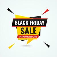 Black Friday Sale poster design vector