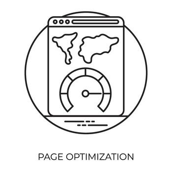 icono plano de desarrollo web vector