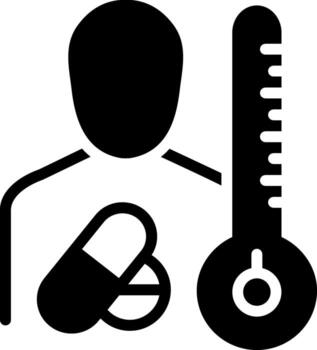 sólido icono para entonces vector