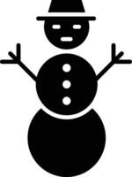 snowman icon for download vector