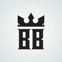 Modern BB logo Design Template. Royalty-free Vector illustration