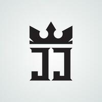 Modern JJ logo Design Template. Royalty-free Vector illustration