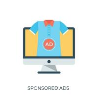 digital márketing ilustraciones icono vector