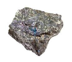áspero bornita pavo real mineral Roca aislado foto