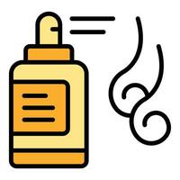 Hair spray icon vector flat