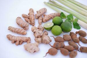 Commonly used ingredient for herbal medicine and seasoning in Southeast Asia photo