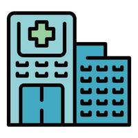 Baby health hospital icon vector flat