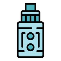 Bottle pack icon vector flat