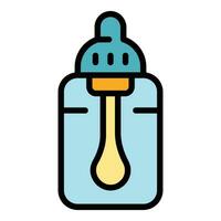 Liquid atomizer icon vector flat