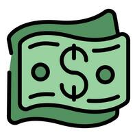 Pay cash offer icon vector flat
