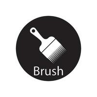 brush icon vector