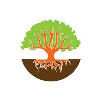 diseño de icono de vector de plantilla de logotipo de árbol