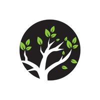 diseño de icono de vector de plantilla de logotipo de árbol