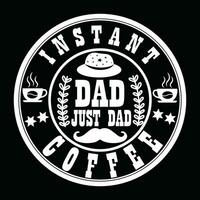 Dad T-Shirt Design. vector