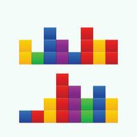 colored cubes 05 vector