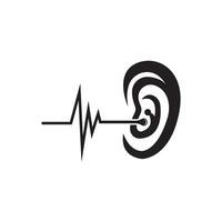 Hearing Logo Template vector icon design