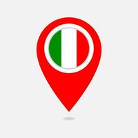 Italy pin location icon. Vector design.