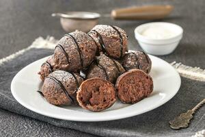 Chocolate pancake puppies photo