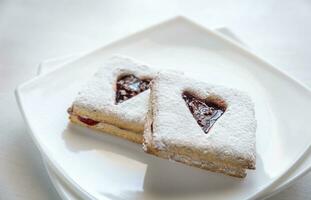 Pecan Cookies with Cherry Filling photo