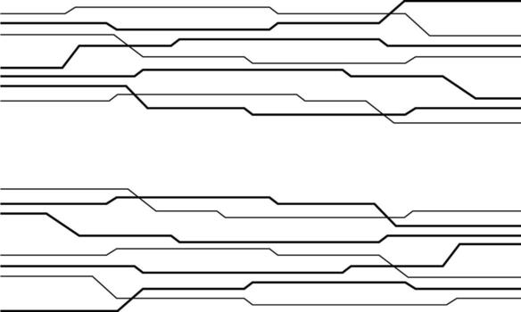 resumen negro circuito ciber geométrico modelo diseño moderno futurista tecnología antecedentes vector