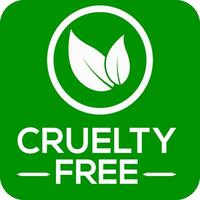 verde antecedentes crueldad gratis vector logo o icono, crueldad gratis simular o firmar