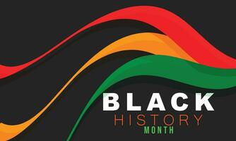 National black history month. background, banner, card, poster, template. Vector illustration.