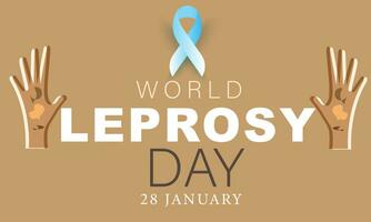 World Leprosy day. background, banner, card, poster, template. Vector illustration.