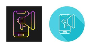 Mobile Marketing Vector Icon