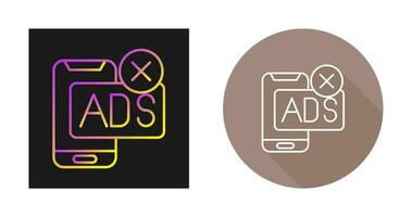 AD Block Vector Icon