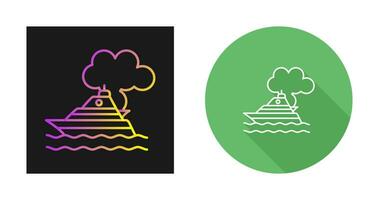 Ship Pollution Vector Icon