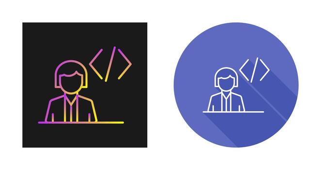 Programmer Vector Icon