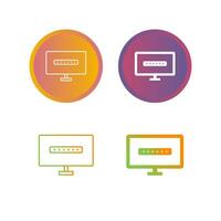 System Password Vector Icon