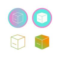 Cube Vector Icon