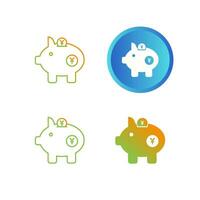 Piggy Bank Vector Icon