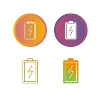 Charging Battery Vector Icon