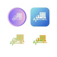 Multiple Delivery Points Vector Icon